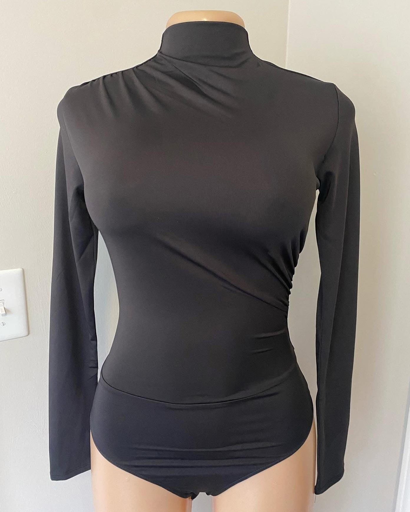 Long Sleeve High Neck Bodysuit