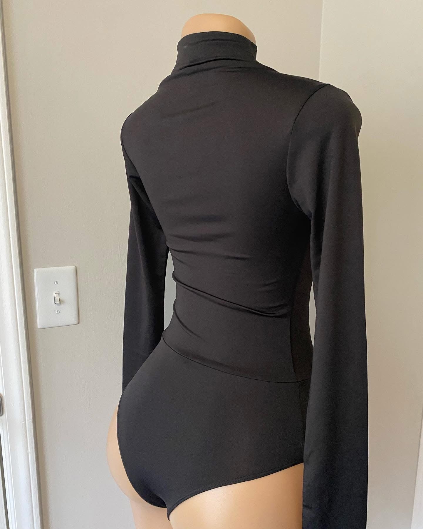 Long Sleeve High Neck Bodysuit