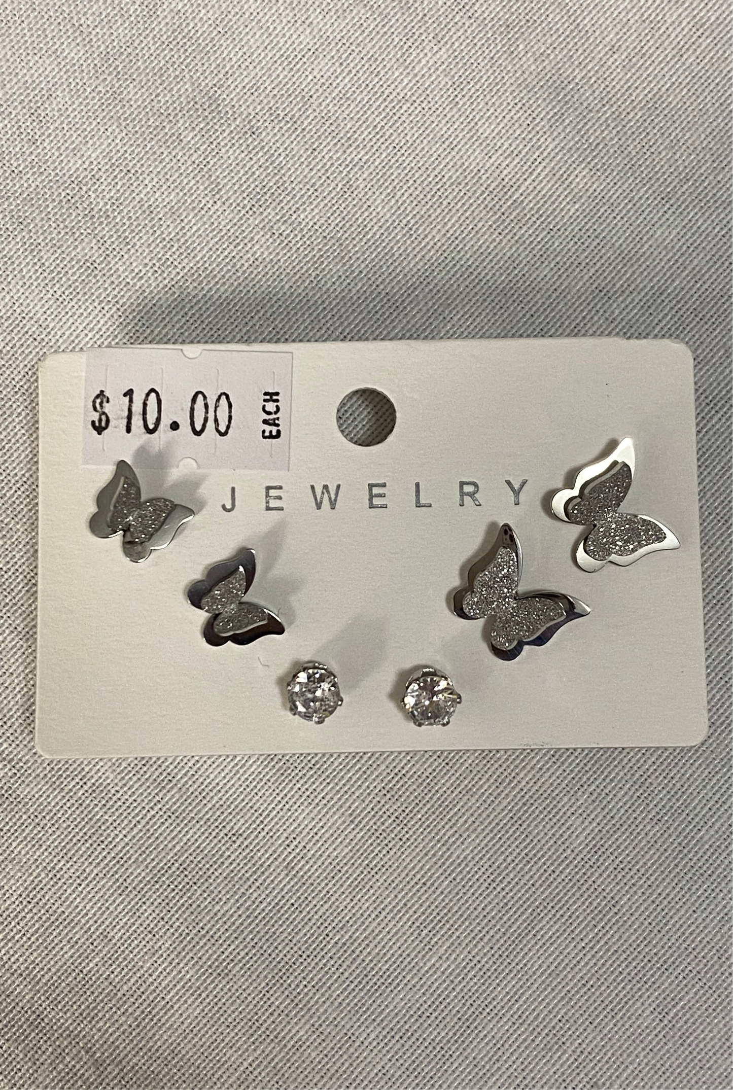 Butterfly Earrings Set