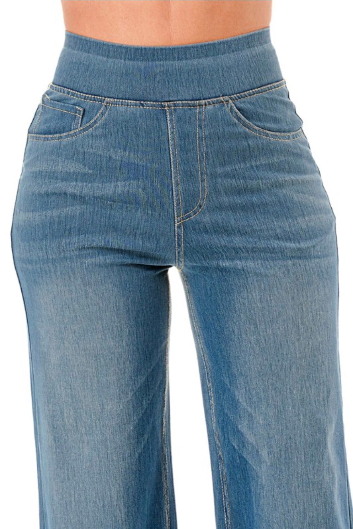 Pull On Flare Jeggings
