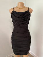 Bodycon Ruched Double-Layer Dress