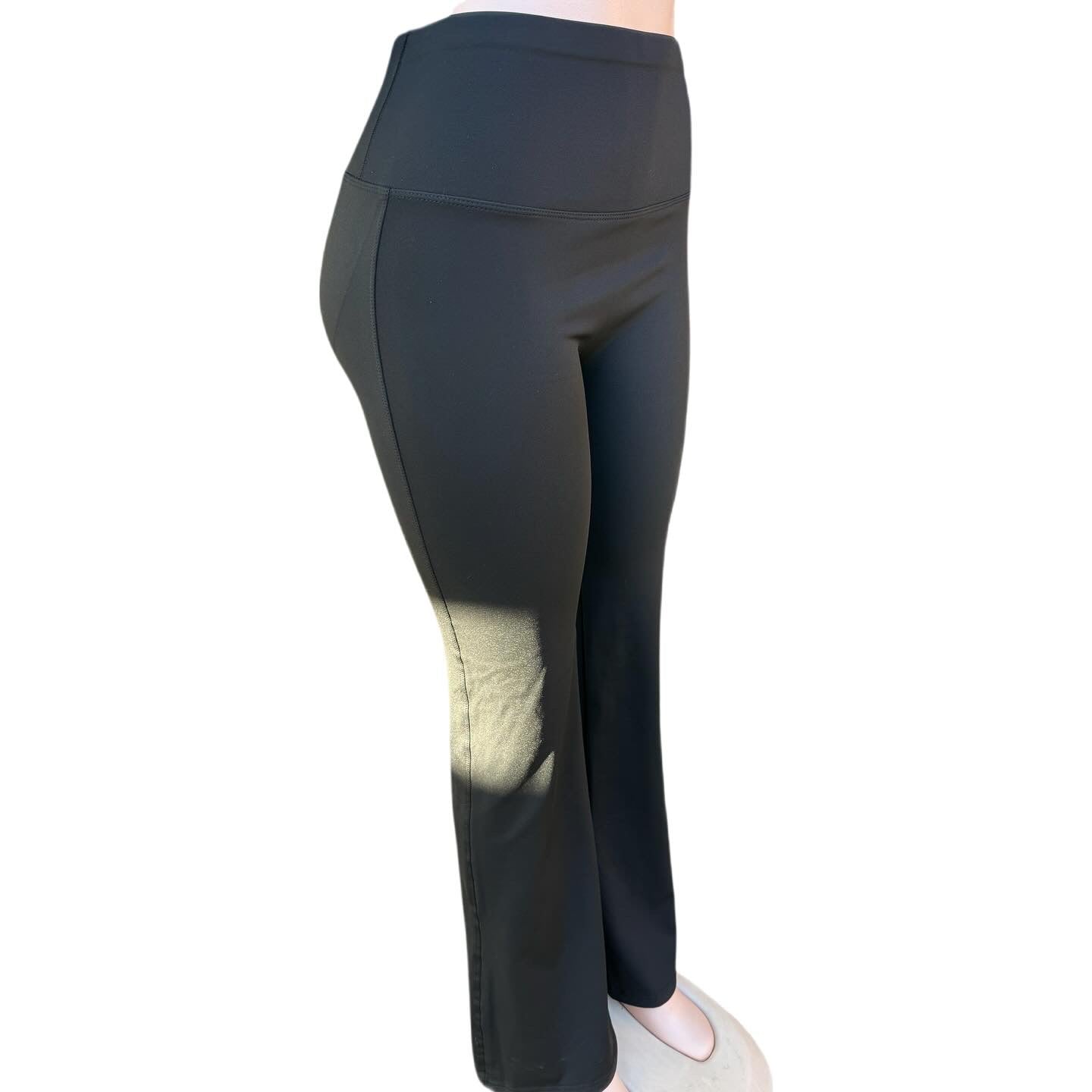 Fleece butt lifting flare pants