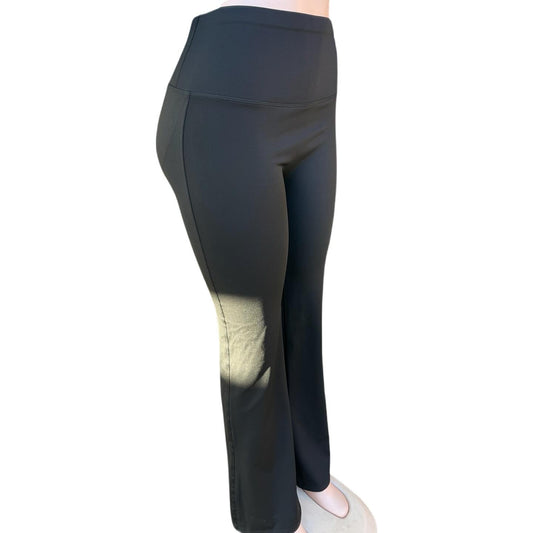 Fleece butt lifting flare pants