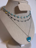 Blue Evil Eye Protection Layer Necklace