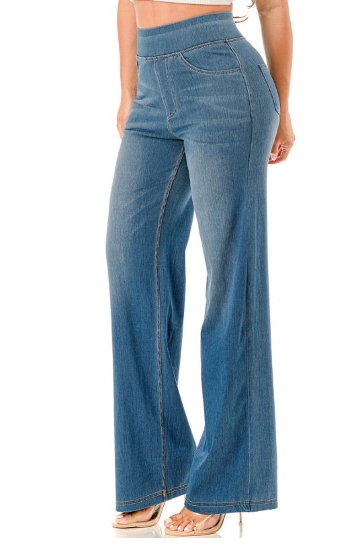 Pull On Flare Jeggings