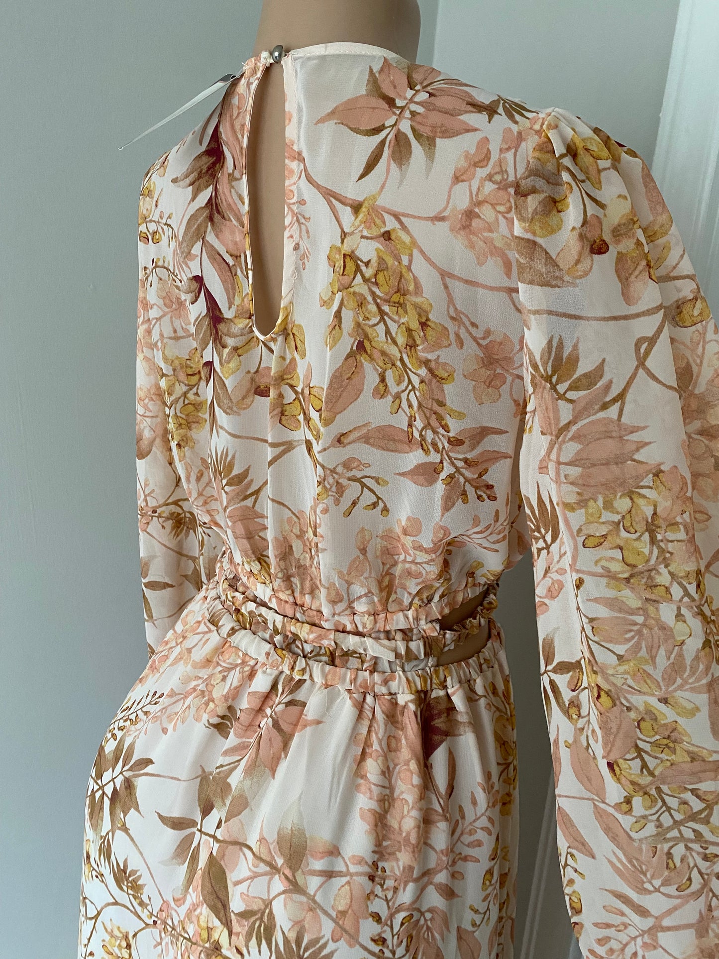 Peach Garden Maxi Dress
