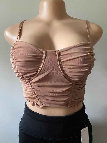 Mocha Bralette Top