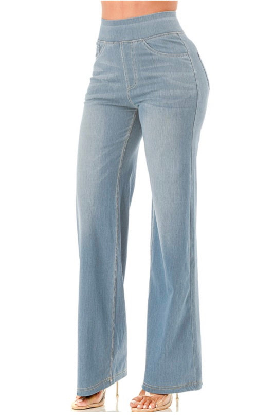 Pull On Flare Jeggings