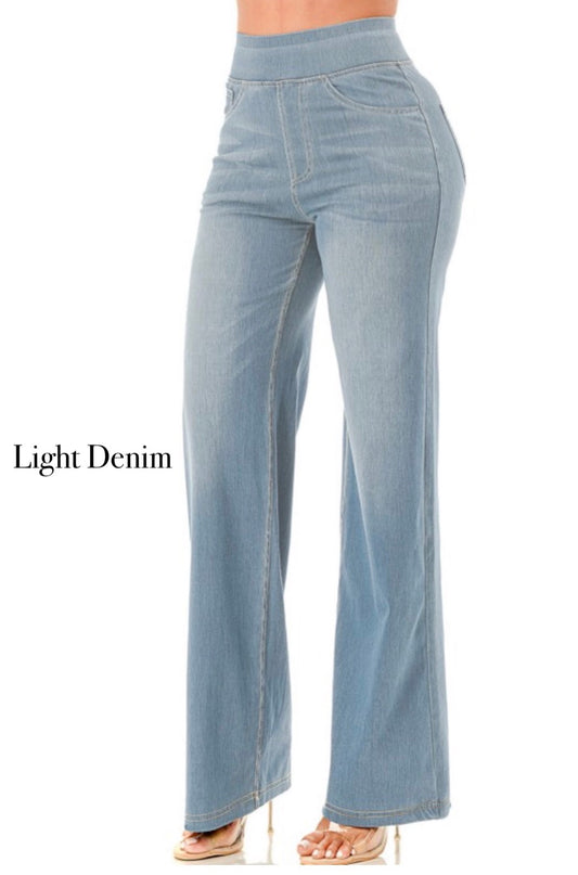 Pull On Flare Jeggings