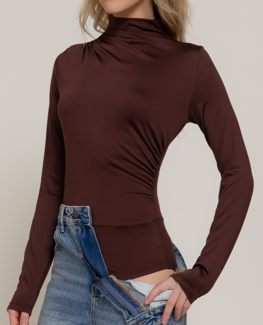 Long Sleeve High Neck Bodysuit