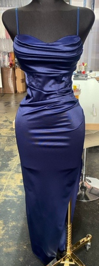 Satin Maxi Formal Dress